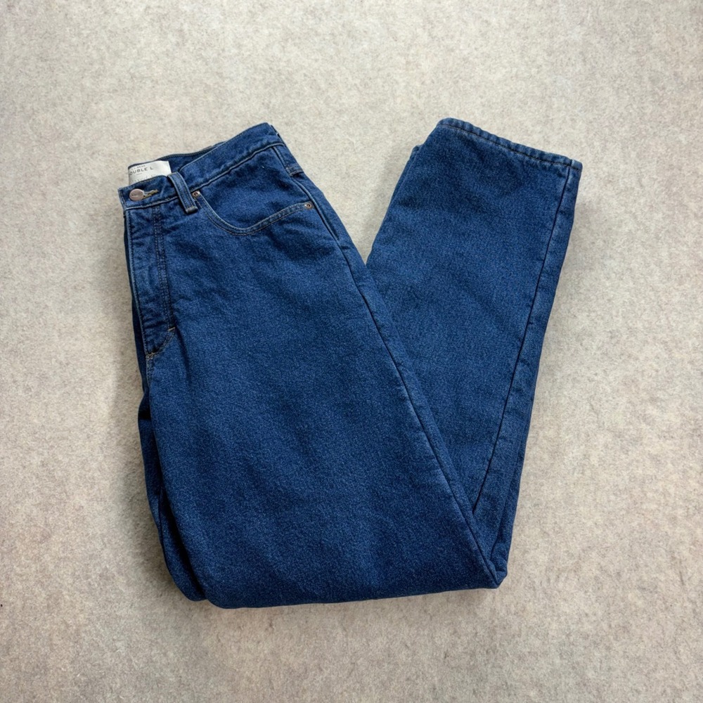 Vintage Y2K LL Bean Double L Relaxed Fit Fleece Lined Jeans Blue Denim Men 30x32